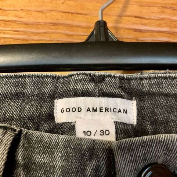 Good American Good Legs Fray High Waist High Rise Black Skinny Jeans Siz… - Picture 4 of 11